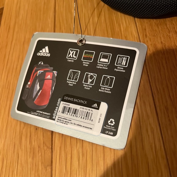 NWT Adidas Dennis Backpack in Pink - Picture 5 of 5